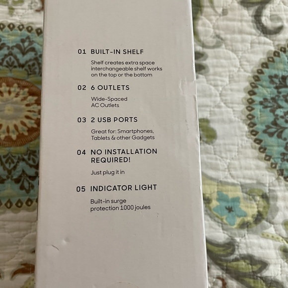 NIB Sharper Image Socket Shelf - Picture 2 of 5